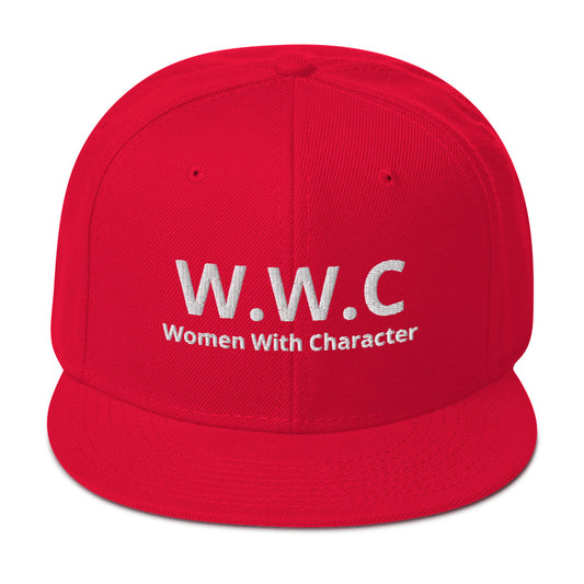 WOMEN WITH CHARACTER aka W.W.C  Snapback Hat